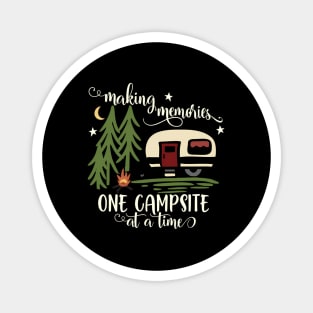 Awesome Making Memories One Campsite At A Time Camping Magnet